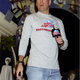 Bruce Willis at the 57th Street Planet Hollywood circa 2000